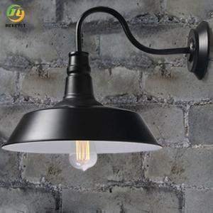 China 26cm Industrial Wrought Modern Wall Light Iron Pot Cover  Loft Retro supplier