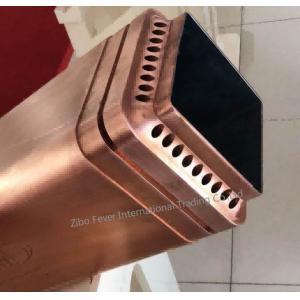 100x100mm CuCrZr Copper Mould Tube Continuous Casting Machine Parts