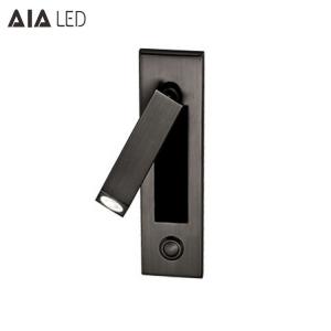 Contemporary flexible bed reading light hotel bedside wall light bedside wall light for hotel project