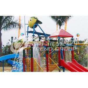 China Fiberglass Kids' Water House Playground Inside Water Parks With Water Pump wholesale