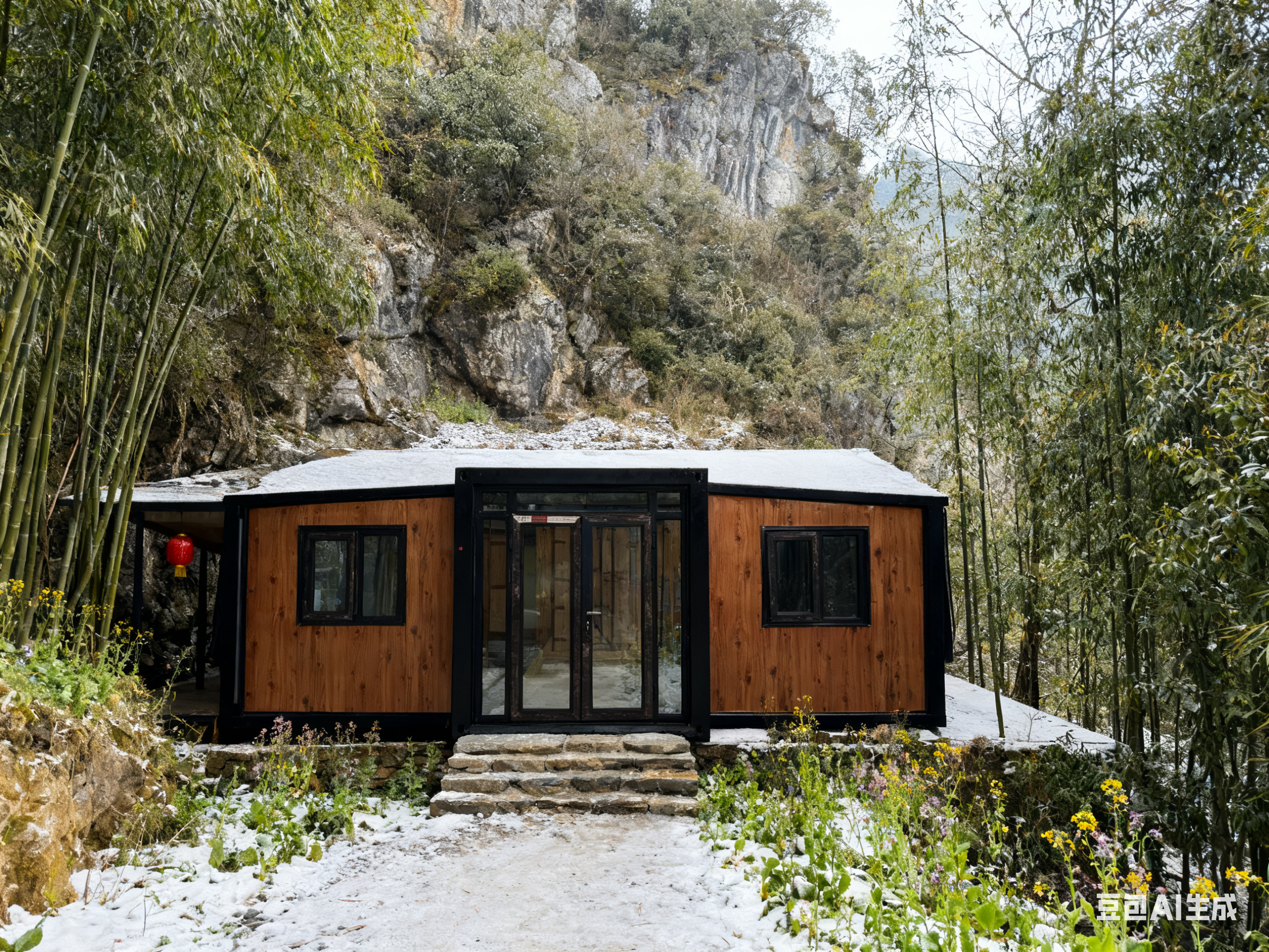 China 20ft Foldable Container House with Hot Dip Galvanized Frame Thermal Break Aluminum Windows and Dry Wet Separated Bathroom supplier