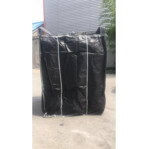 China Customized PP Woven Black Carbon Bulk Bag Carbon Black Containers supplier