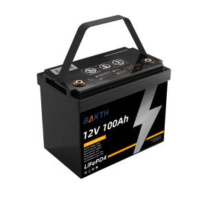 China LiFepo4 Battery 12V 100Ah Pack Voltage Output Lithium Iron Phosphate Battery Pack wholesale