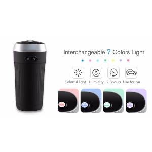 China 5V Car Aromatherapy Diffuser Air Humidifier With LED Light supplier