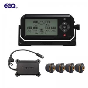 China 4 Wheels Trailer Tire Pressure Monitor With Repeater And Receiver supplier