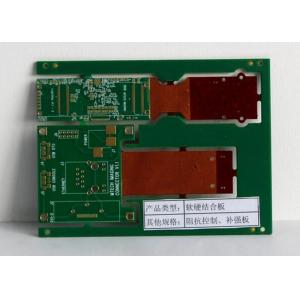 China Green Circuit Board FR4 0.8mm 2oz Copper PCB Rigid Flex supplier