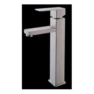 China Square Tap 304 Stainless Steel Faucet for Counter-down Washbasin supplier