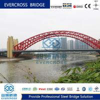 China Prefabricated Steel Arch Bridge Magnificent Stability Arched Pedestrian Bridge on sale