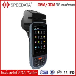 China 4.5 inch Touch Screen android Programmable Mobile Data Terminal Pda Printer with 1Gb Ram supplier