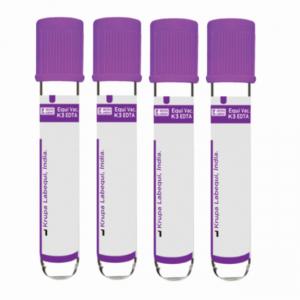 China 2ml Purple Top Vacuum Blood Collection EDTA Tube K3 Coagulation Tests supplier