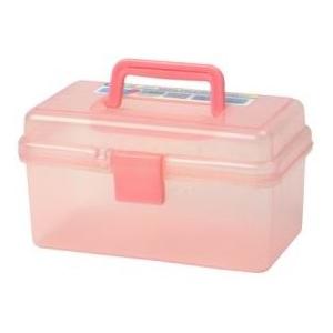 China Transparent Colored Lidded Storage Containers , Plastic Craft Box Tongue Groove Construction supplier