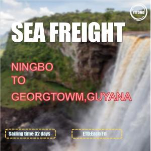 Port To Port HPL Liner Sea Freight Logistics From Ningbo To Georgetown Guyana