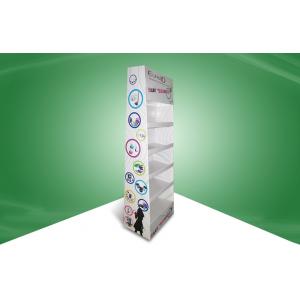 China Five Shelf Cardboard Display Stands Cardboard Floor Display for Electronic Products supplier