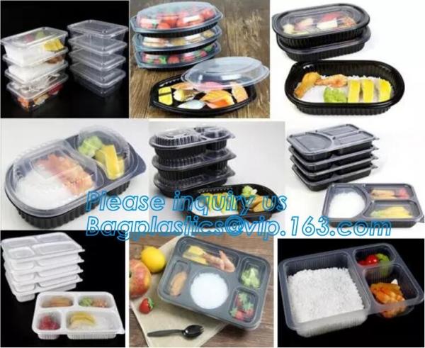 Plastic Food Storage Boxes with Handles Food Crisper Food Storage Bins Organizer