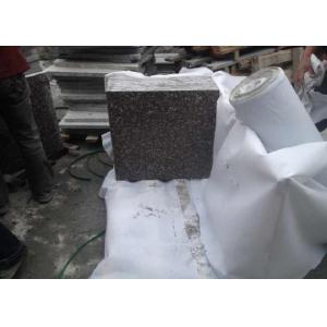 High Hardness Natural Granite Floor Tiles , Grey Granite Countertop Slabs