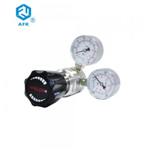 High Flow Stainless Steel Pressure Regulator For Oxyen Acetlene Propane Nitrogen Co2