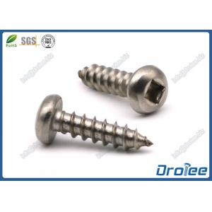 China Marine Grade 316 Stainless Steel Robertson Square Pan Head Self-tapping Screws supplier