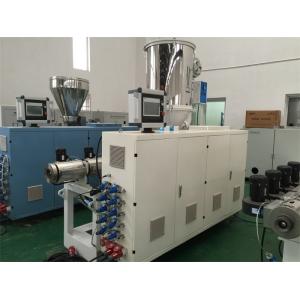 PLC Control HDPE / PE Pipe Production Line 2.2KW Cutter Power 12 Months Warranty