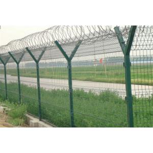 High Security Boundary Fencing Trellis Wire Mesh Fence Panels Protection Airport Fence