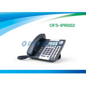 China Corded Telephones POE IP Phone 4 SIP lines 3.2 224 x 128 Pixel LCD Dual Ethernet Port supplier