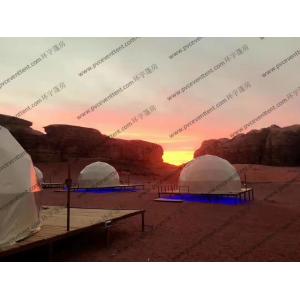 China Half Sphere Large Geodesic Dome Tent As Hotels or for Camping Event supplier
