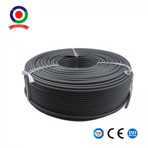 China Grey 4mm Dc Solar Cable Tinner Copper Photovoltaic Flexible supplier