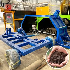 Pull-type Compost Windrow Turner Fertilizer Production Equipment For Agriculture High Production Capacity
