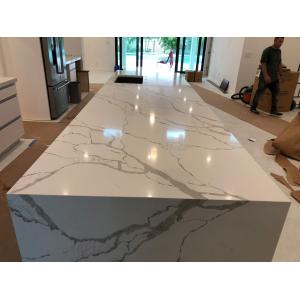 China 125×65 Polished Quartz Stone Countertops For Home Decoration supplier