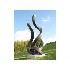 Painted Monumental Stainless Steel Outdoor Sculpture For Garden Landscape