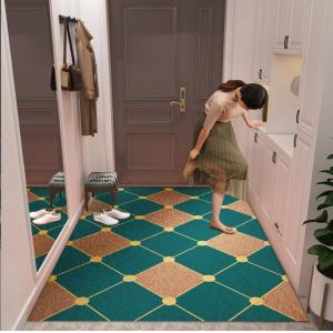 120*160cm Household Door Floor Carpet Rug Marble Entrance Corridor Mat