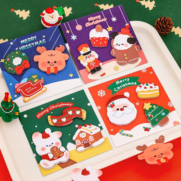 China Notas adhesivas con temática navideña, combinación al por mayor para regalo supplier