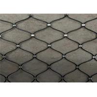China Resist Rust Zoo Wire Stainless Steel Knotted Rope Mesh For Parrot Enclosure Mesh on sale