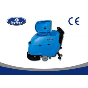 Gray Color Compact Scrubber Dryer Floor Cleaner , Electric Floor Cleaning Machines