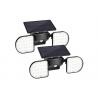 360 Degree Rotatable Black Solar Powered Exterior Wall Lights Charging Time 6-8