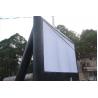 China Waterproof Backyard Outdoor Inflatable Movie Screen With Blowers wholesale