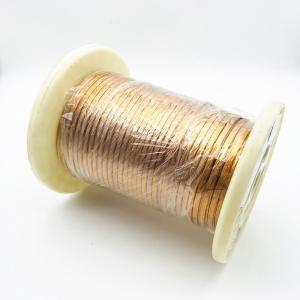 0.25mm * 36 180 Degree Stranded Copper Cable Mylar Film Profiled Litz Wire