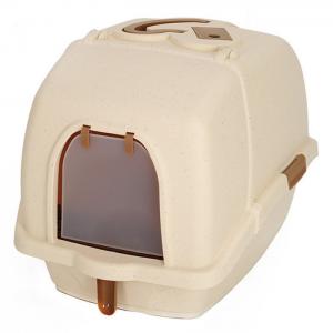 China Extra Large Cat Toilet Litter Box , Anti Spatter Fully Enclosed Cat Litter Box supplier