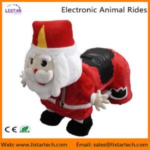 China Santa Claus Electronic Walking Animal Rides Games Machine for Christmas Amusement Park wholesale