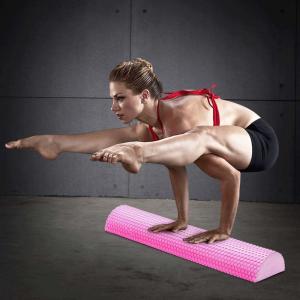 vHigh Density Half Foam Roller , Body Massage Roller Fitness Equipment Balance Pad