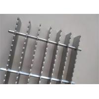 China Walkways Metal T6061 Material Serrated Aluminum Grating Anti Slip Construction on sale