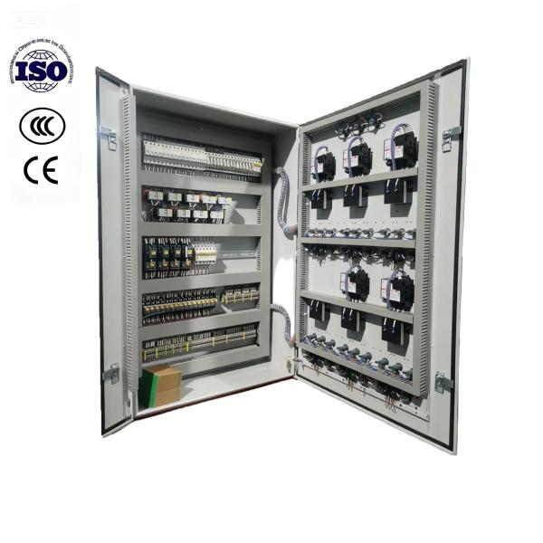 Punto de control de la bomba de calor de la fuente de tierra PLC gabinete de puerta única llave de cerradura tamaño personalizado