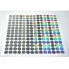 Tamper Evident Void Hologram Security Stickers / Hot Stamp Stickers Glossy