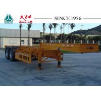 China 20/40FT Skeletal Trailer Chassis , 2 Axles Gooseneck Container Trailer on sale