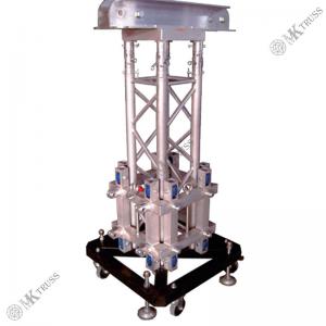 Portable Silver Aluminum Truss Speaker Lift Tower for Trade Show Exhibition Display