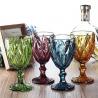 China Wine Cup Dinner Sets Solid Glass Products Drinking For Juice Amber Purple wholesale