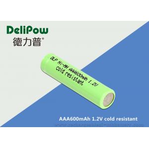 Cold Resistant AAA  Nimh 600mAh Rechargeable Batteries With MSDS