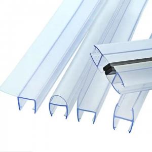 China Shower Room/Cabins Sliding Glass Door Fittings Black White Gold Clear Plastic Sealing supplier