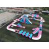 Professioanl Inflatable Floating Water Park , Water Amusement Park Obsatcle
