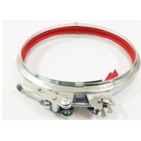China Ring Round Adjustable Galvanized Steel Clamps For 6 Inch Dust Collection System on sale