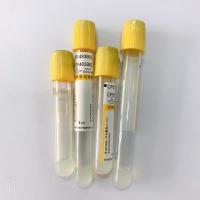 China Serum Separating Yellow Cap vacuum blood colletion tube 5ml  Accurate Vacuum Draw Volume on sale